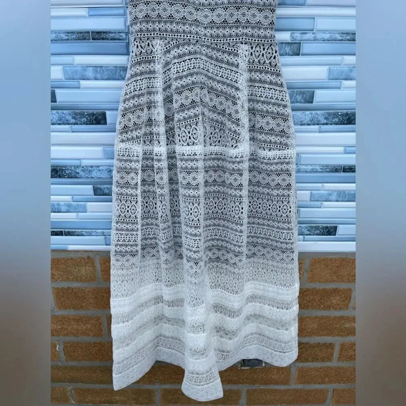 MARISSA WEBB WHITE LACE 'VANESSA' MIDI DRESS XS - Picture 11 of 17